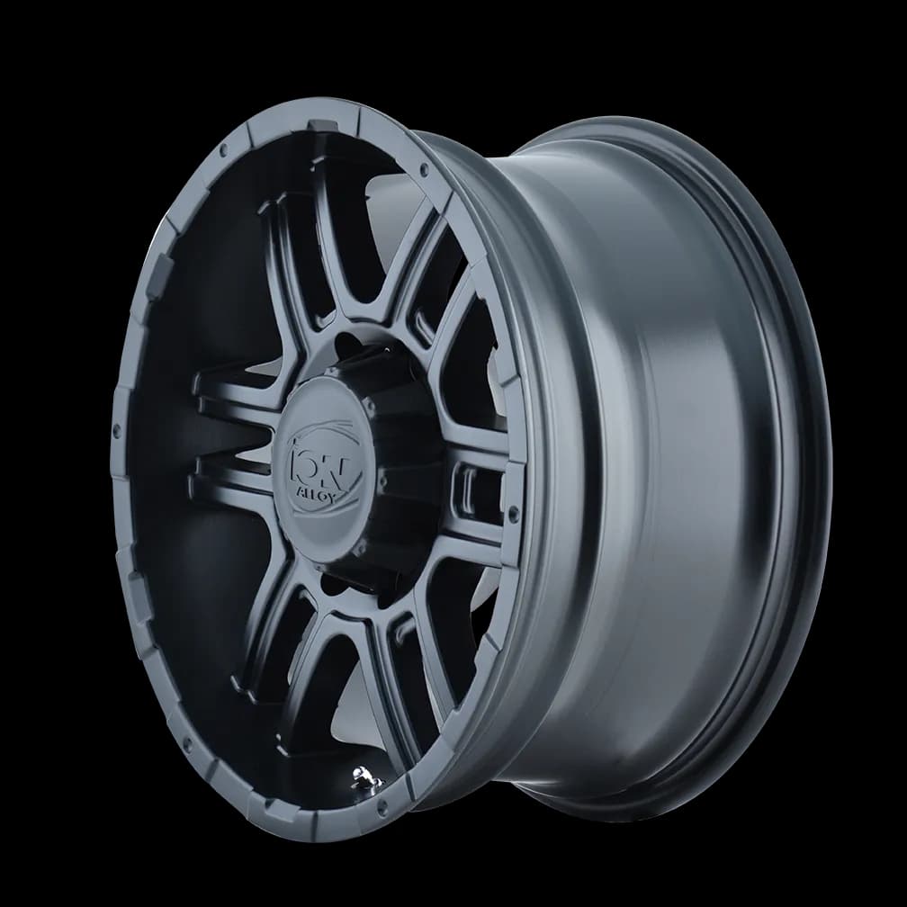 Cast Aluminum Wheels 179 MB 17x8 Matte Black 5 On 114.3 Bolt Pattern 10 Offset ION Wheels