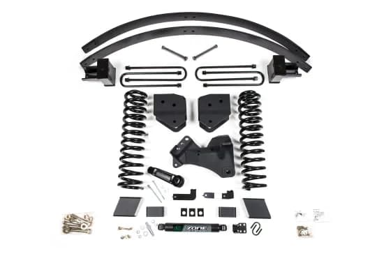 2017-2019 Ford F350/350 6 Suspension Lift Kit 3 Rear Block Gas 3 Leaf Main - Fox Adventure Series Shocks