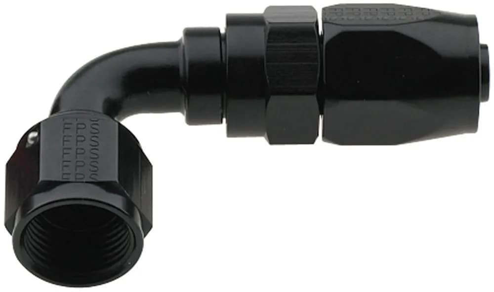 Fragola Performance Systems Pro-Flow Black Size (-6) 90° Hose Fitting
