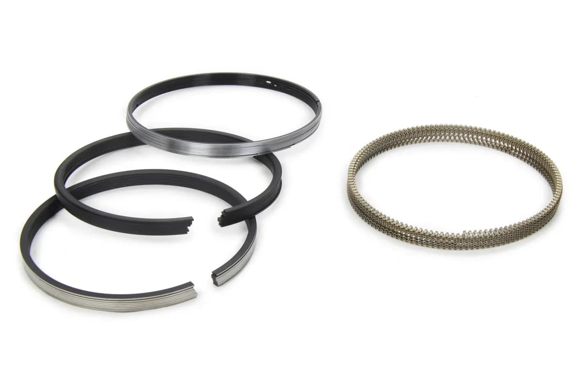 Mahle Motorsport 4045MS-112 Ring (set) - 1.0mm, 1.0mm, 2.0mm Standard Tension +.005 File Fit Rings