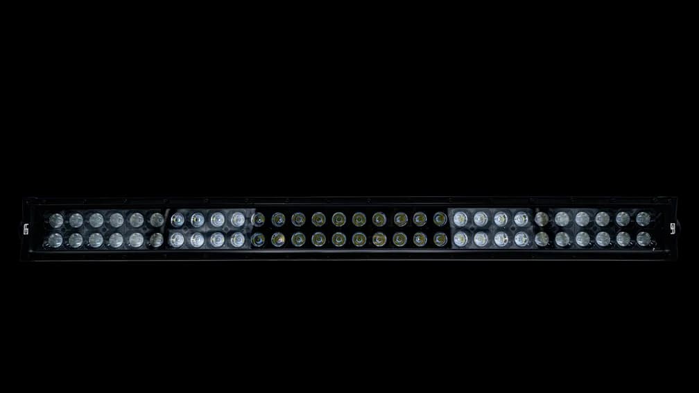30in Blackout LED Light Bar Combo Beam With Wire Harnessblack