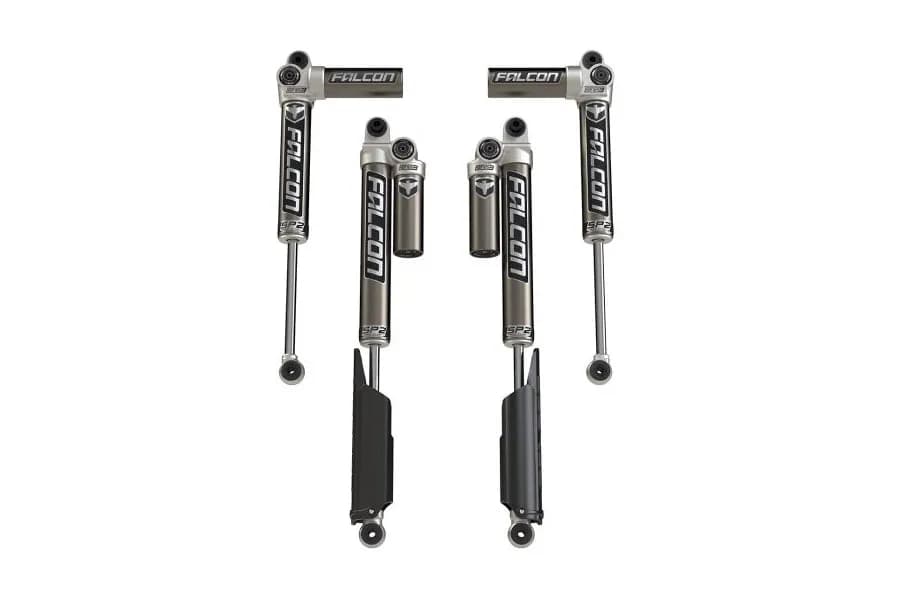 18c Wrangler Jlu 4DR Falcon Sp2 3.1 Piggyback Shocks(24.5in Lift)all 4
