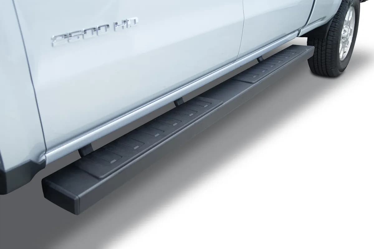 Universal 6in 87in Long Textured Black Side Bars OE Xtreme Sidesteps Texture Brackets Sold Sep