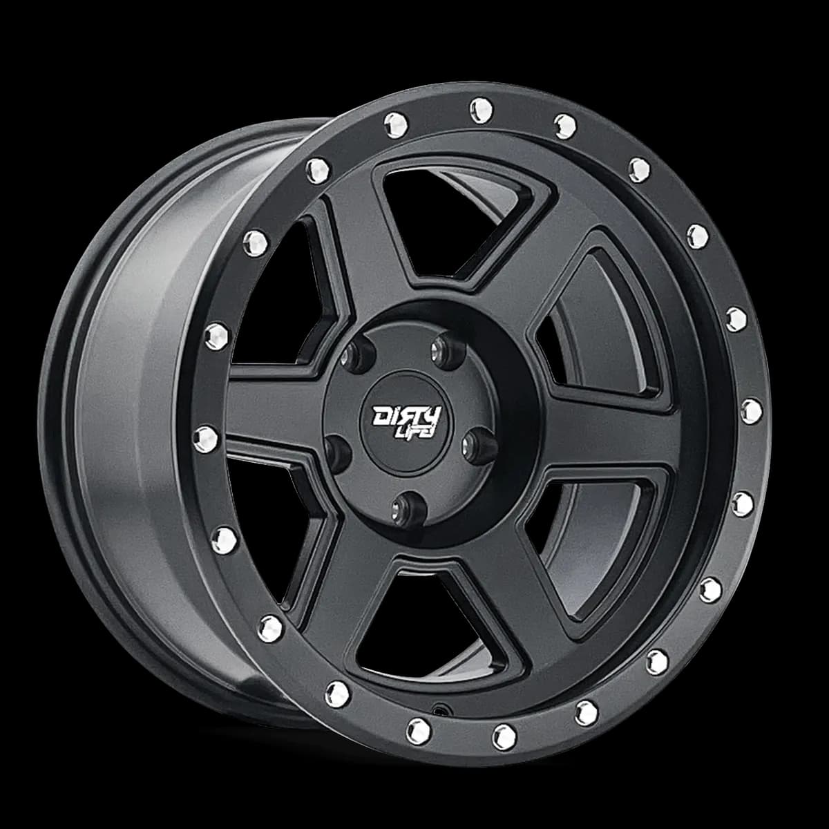 Dirty Life Race Wheels Compound 9315 Matte Black 20X10 6-139.7 -25Mm 106Mm
