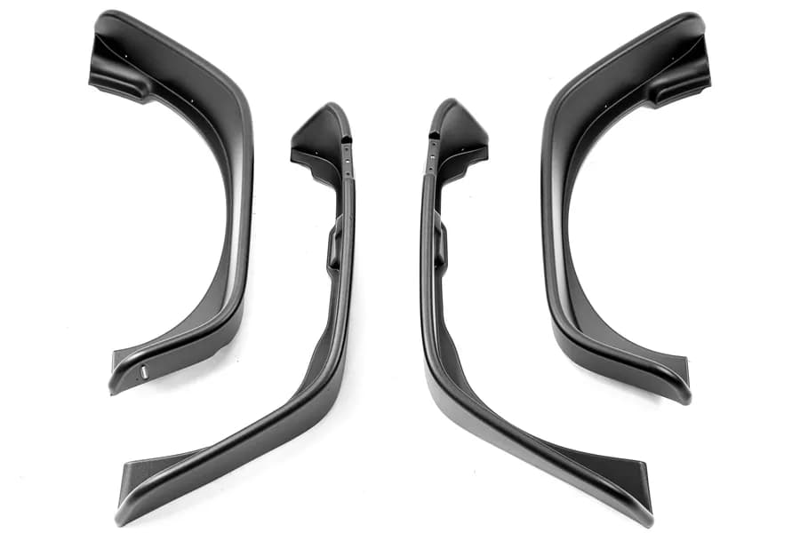 0718 Wrangler Fits 2door Sport Utility Models Only ff Flat Style 4pc
