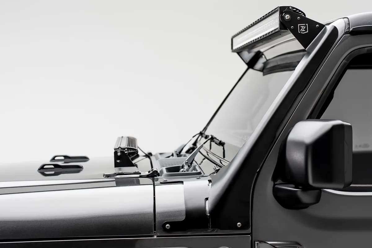 ZROADZ A Pillar Roof Level Mount 52in Straight LED Light Bar - JT/JL