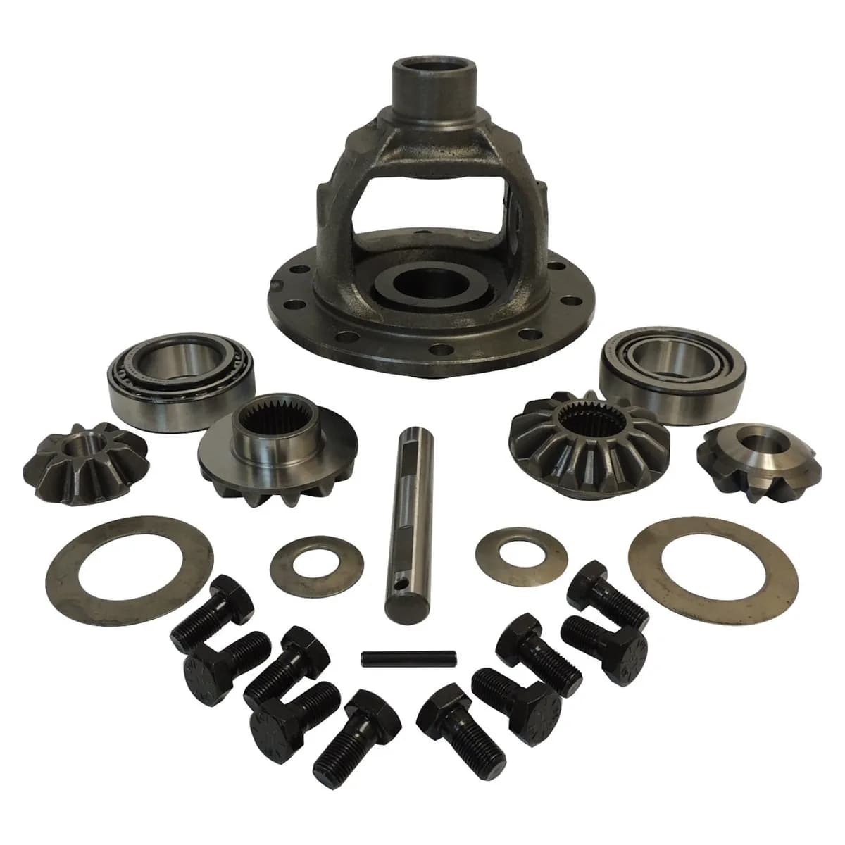 2007-2013 JK Wrangler w/ Model 44/226MM Rear Axle w/ Standard Differential; Includes Differential Case Differential Gear Set and 2 Differential Bearings