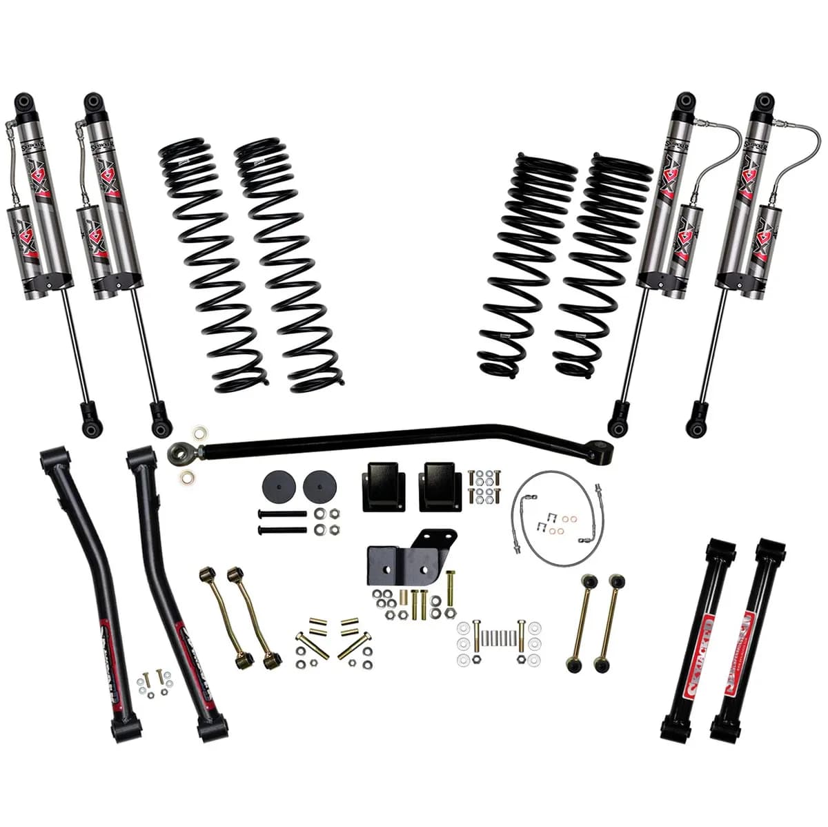 4.5 in. Lift Kit. Gladiator JT Non-Rubicon. Gas Will Not Fit Diesel Models. Will Not Fit Mojave Models.
