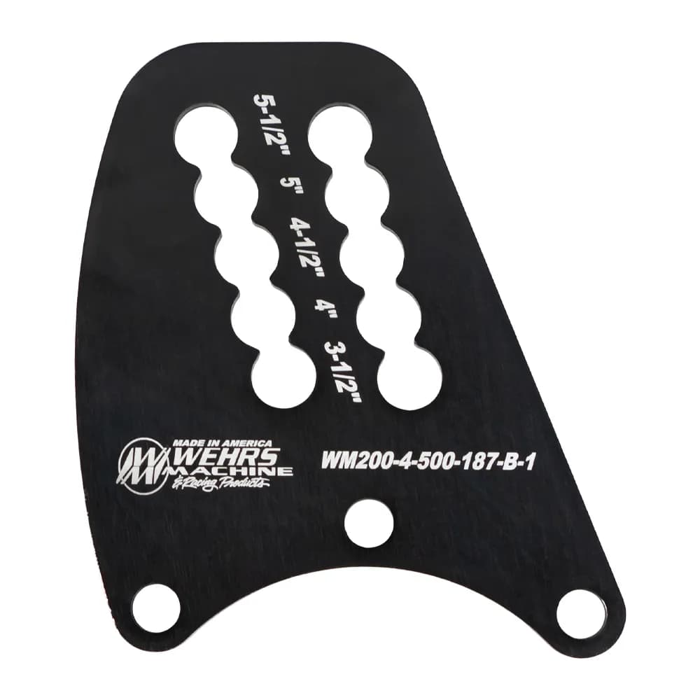 Top Link Plate Q/C Rear- End Dbl Slot 1/2in Holes