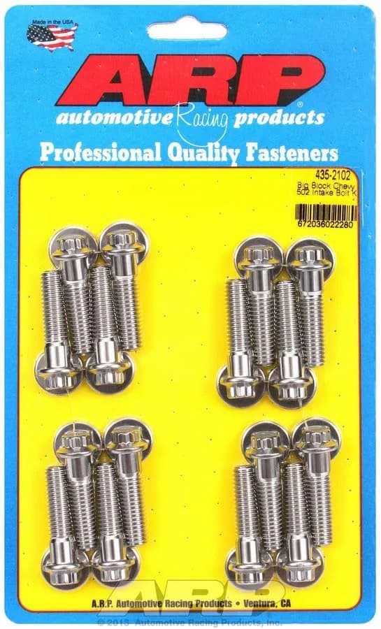 BB Chevy 502 SS 12pt intake manifold bolt kit