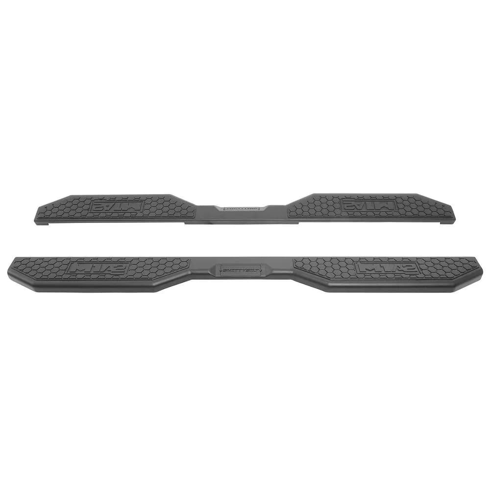 0523 Toyota Tacoma Double Cab M1a2 Truck Side Step; Black Powder Coat