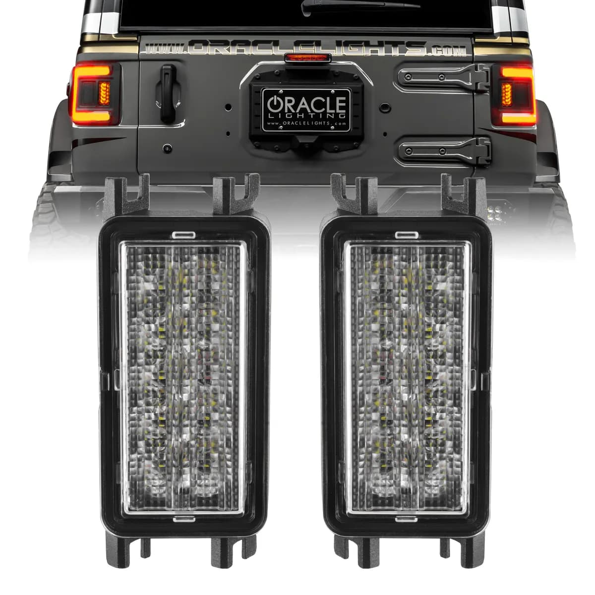ORACLE Lighting Dual Function Amber/White Reverse LED Module for Jeep Wrangler JL Flush Tail Lights