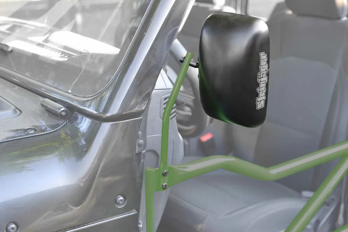 Steinjäger Doors Gladiator JT 2019 to Present Mirror Legs to Fit Tube Doors Locas Green