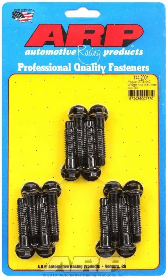 Mopar 273440 Wedge Hex Bolt Head Intake Manifold Bolt Kit