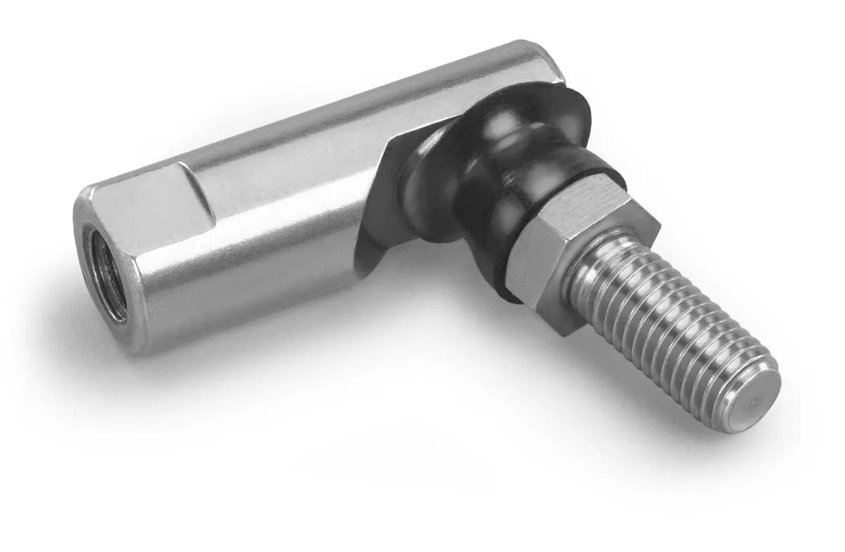 Steinjäger 90 Degree Plated Steel Cable Ball Joints M8 x 1.25 LH LH 50 Pack