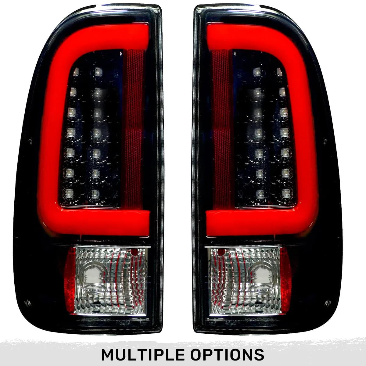 Ford Super Duty 08-16 (F250, F350, F450, F550) Tail Lights OLED - Multiple Options - SMOKED