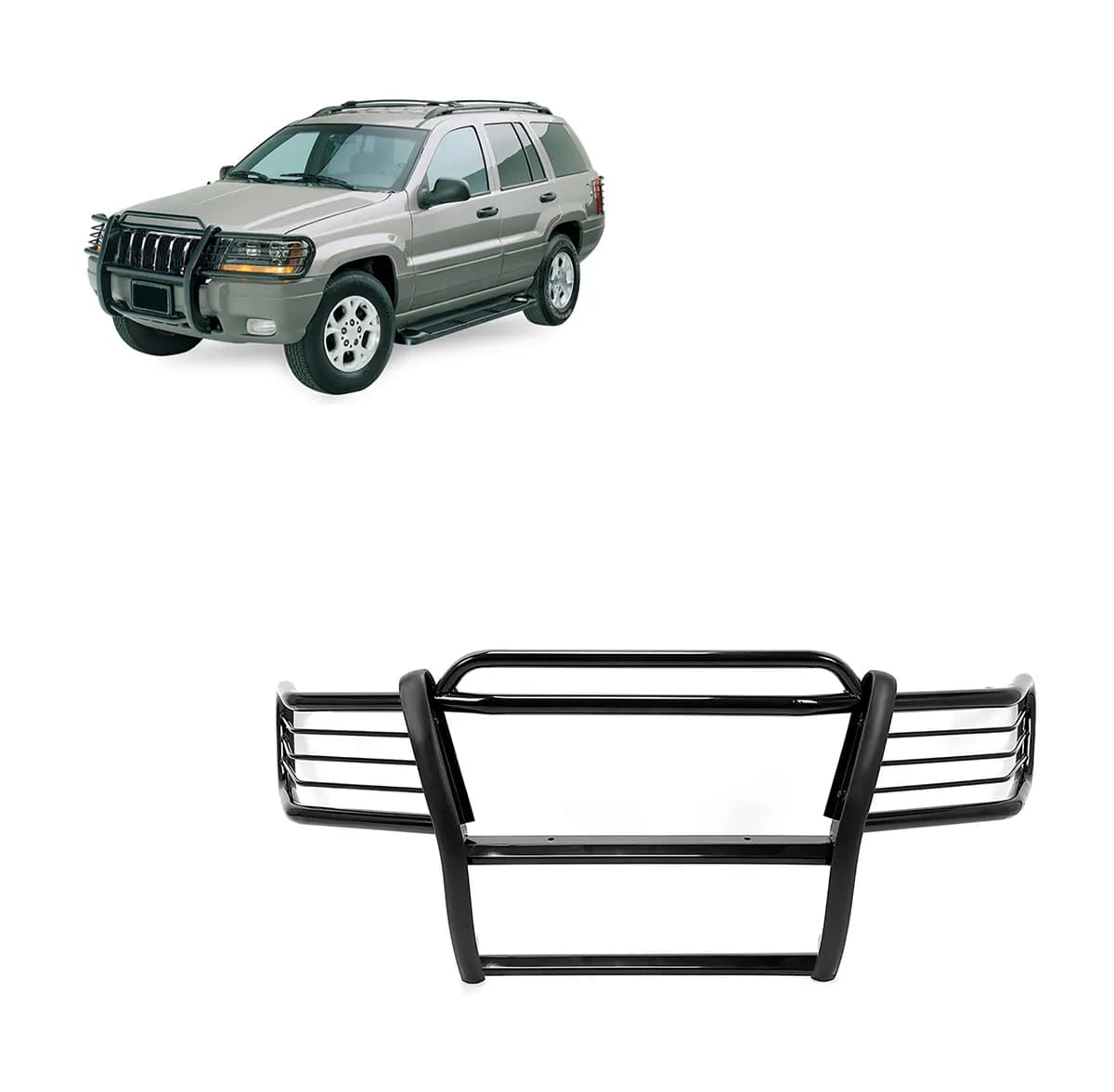 9904 Grand Cherokee Grille Guard Modular Black