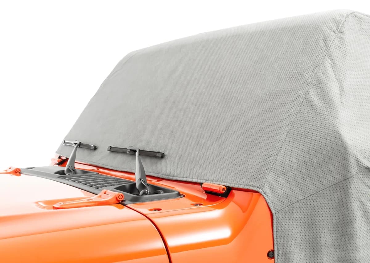 5 Layer Full Door Cab Cover 07-18 Jeep JK Wrangler 2Dr Gray MasterTop