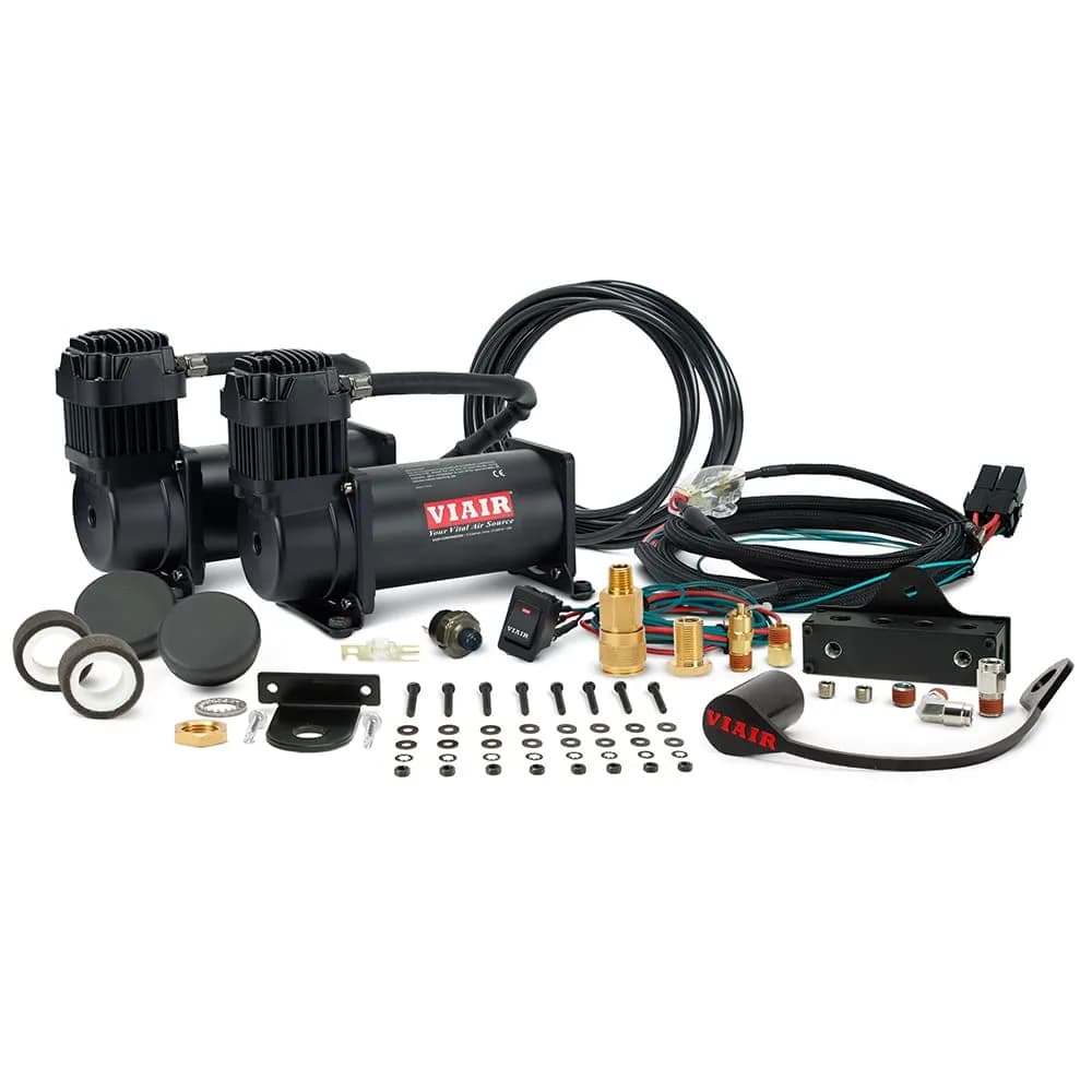 Dual Stealth Black 485 Viair Mounted System (VMS), 200PSI