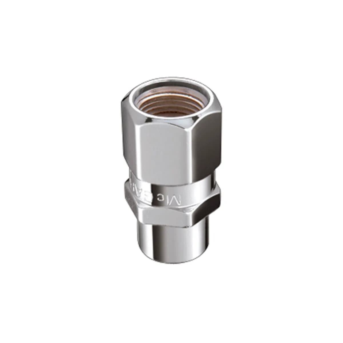Hex Lug Nut 7/1620 Drag Racing Short .49 in Shank 13/16 Hex 1.6 in Oal Chro