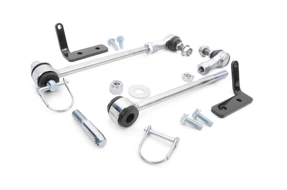 Rough Country Front Sway Bar Quick Disconnects - 3.5-6in Lift - JT/JL/JK