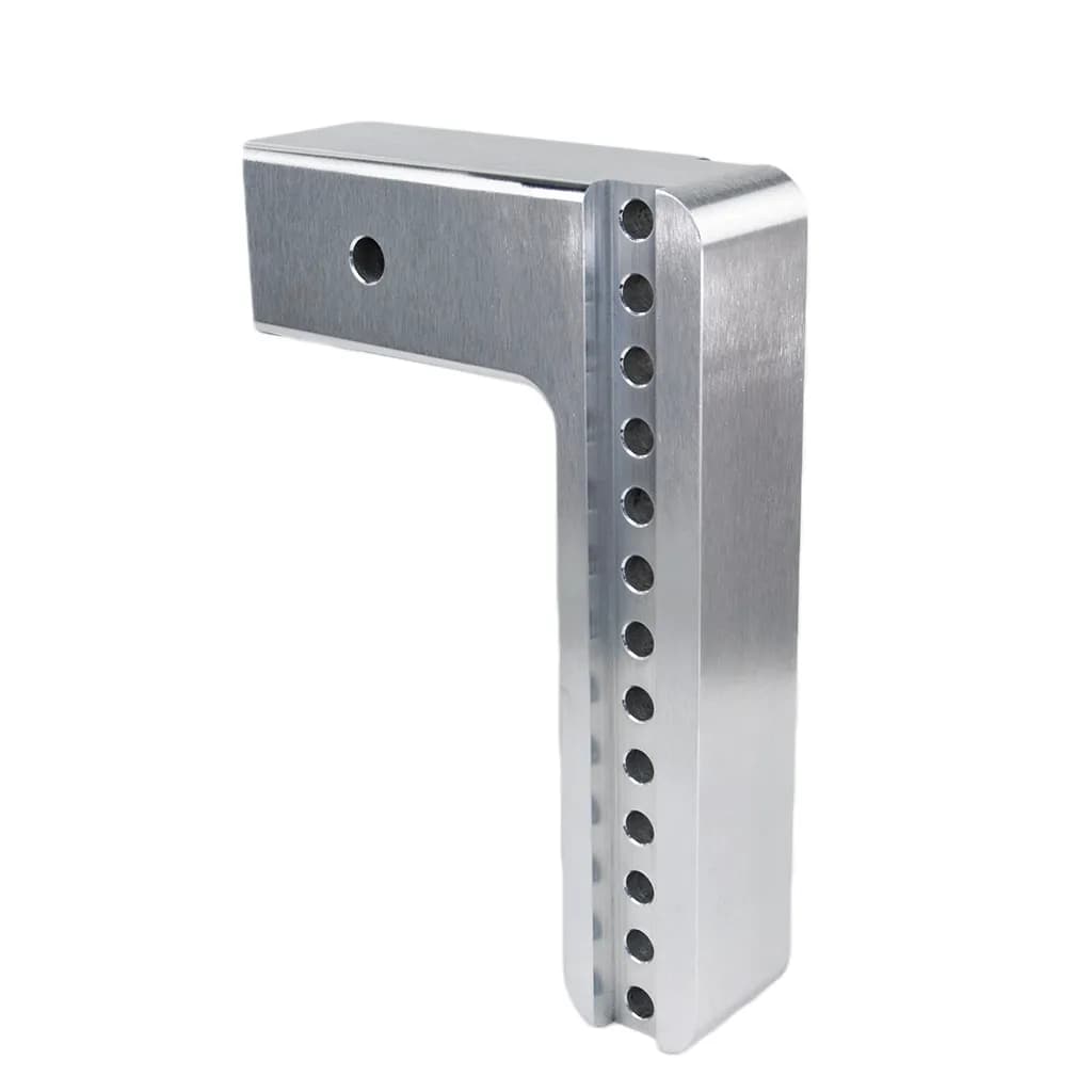 Aluminum Drawbar Only 10in Drop 3in Shank (21k Gross Tongue Weight Rating)