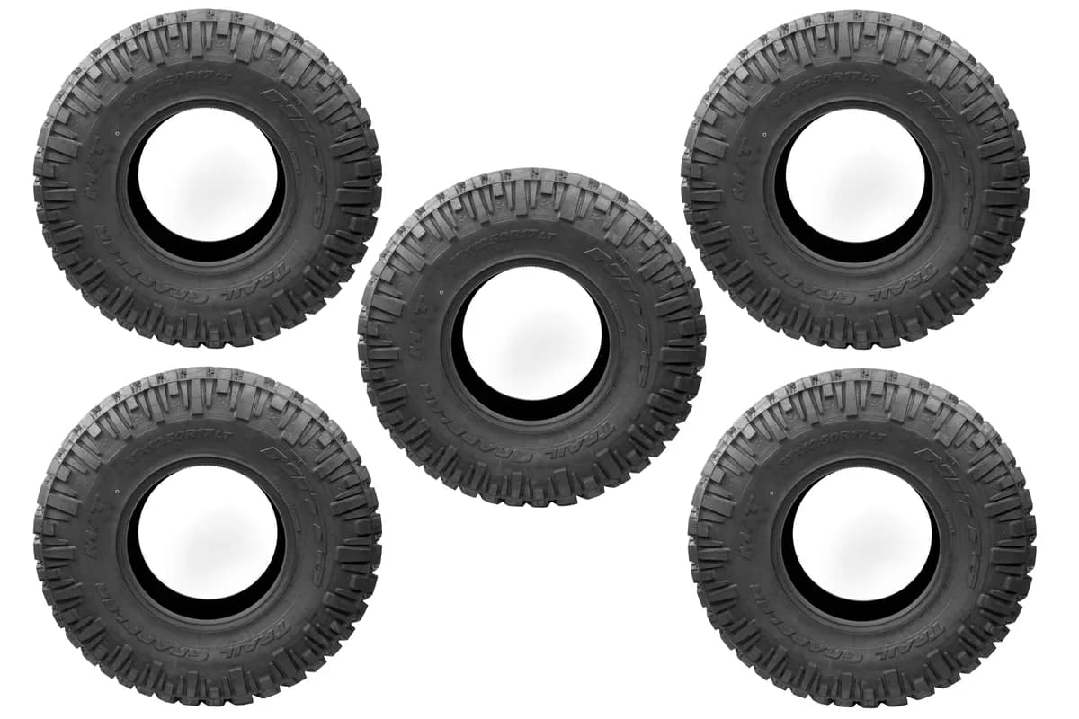 Nitto Trail Grappler M/T 37x12.50R17LT Full Tire Package