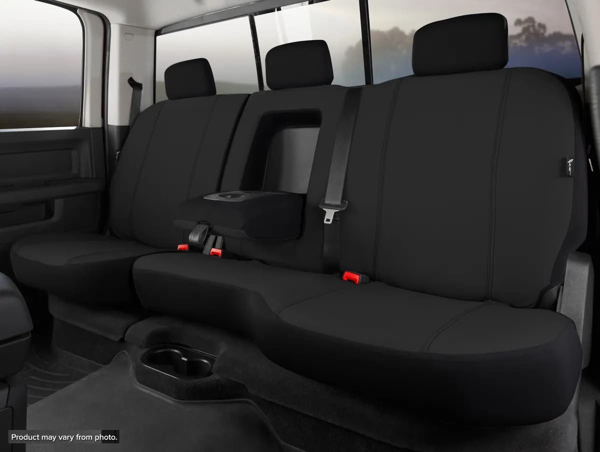 FIA SP88-18 BLACK SP80 Series - Seat Protector Poly-Cotton Custom Fit Front Seat Cover - Black