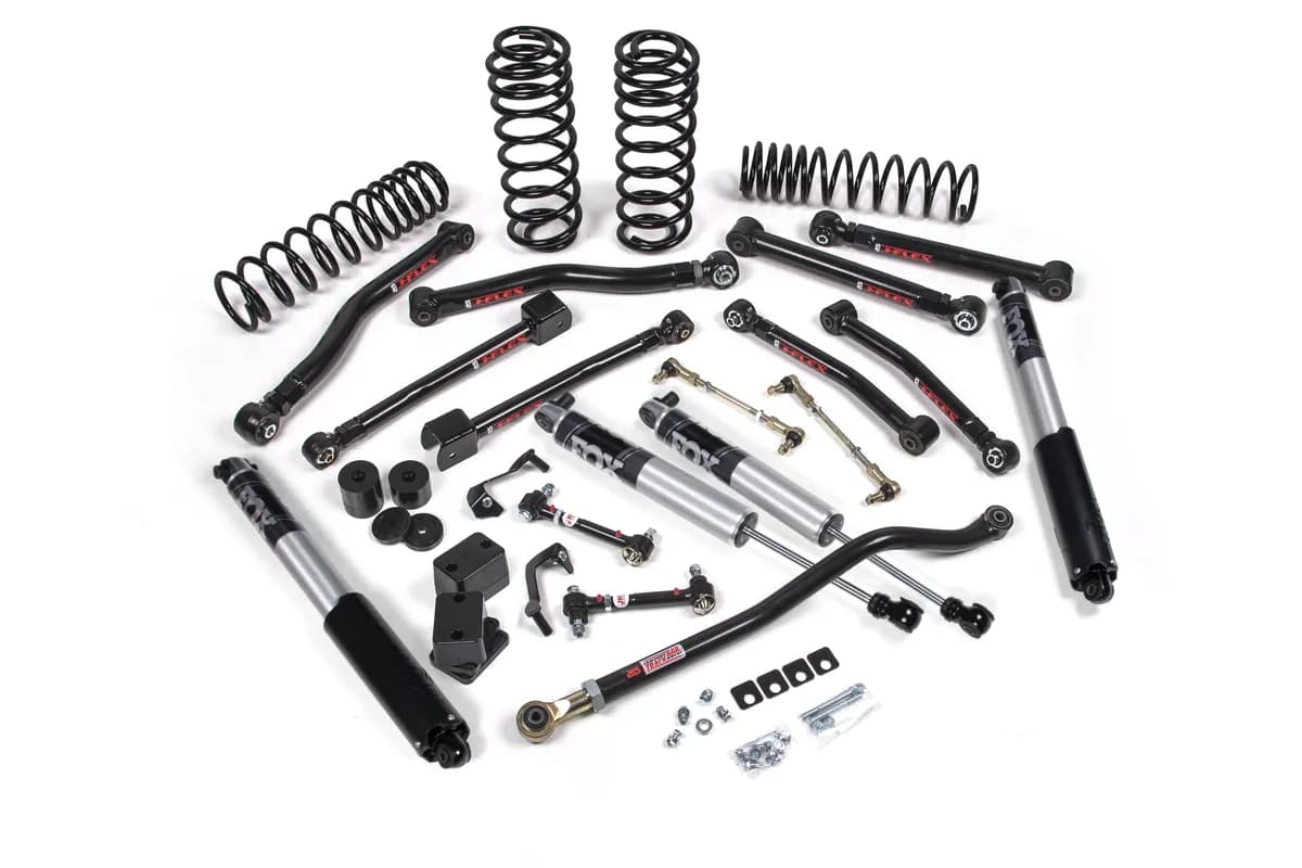 2018-2024 Jeep Wrangler JL J-Krawl 2.5 Inch Lift Kit 4 Door w/Fox 2.5 Performance Shocks Standard Rate Coils JSPEC