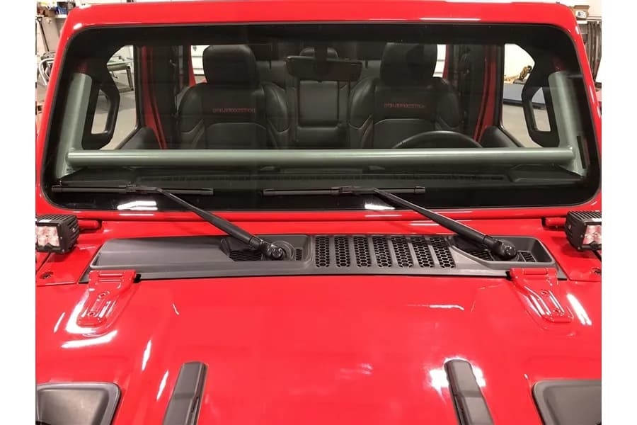 Rock Hard 4x4 Front Bolt-In Ultimate Sports Cage Brace Kit - Bare - JL/JT 2018-23