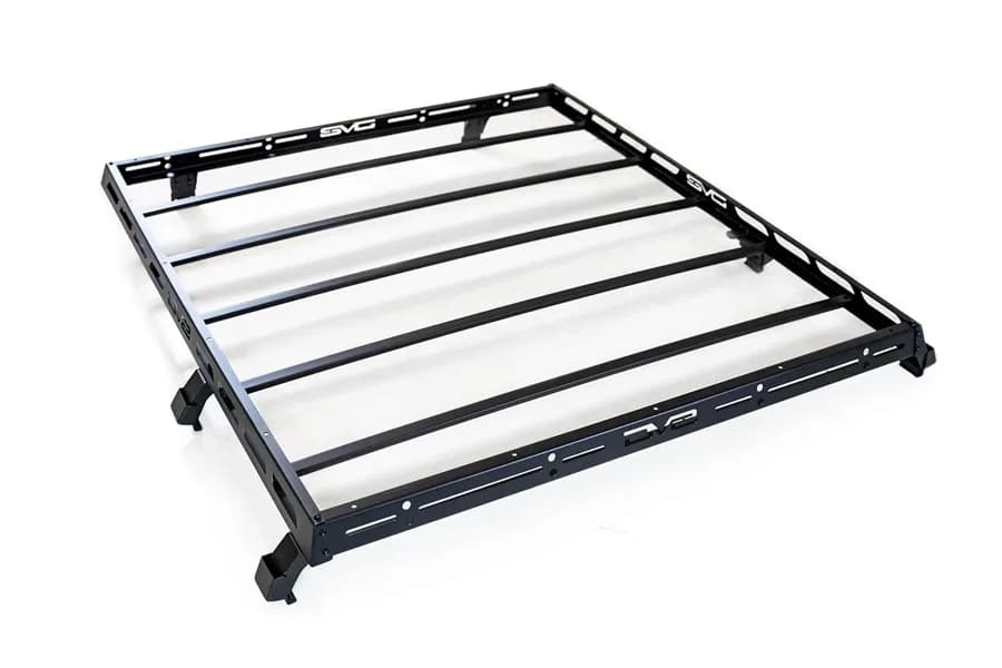 DV8 Offroad Half-Length Roof Rack - JK 4Dr w/ OEM Hardtop