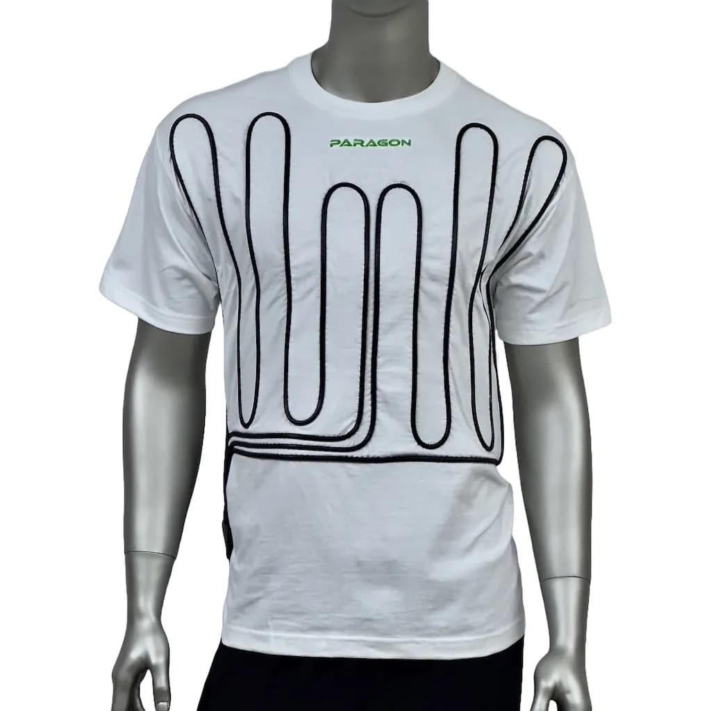 Shirt Cooling Large White Right Exit