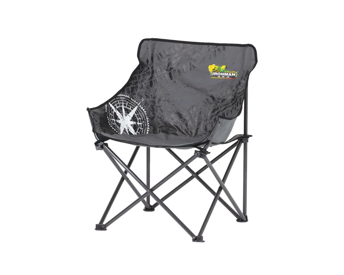 Midsize Low Back Camp Chairblack/Grey