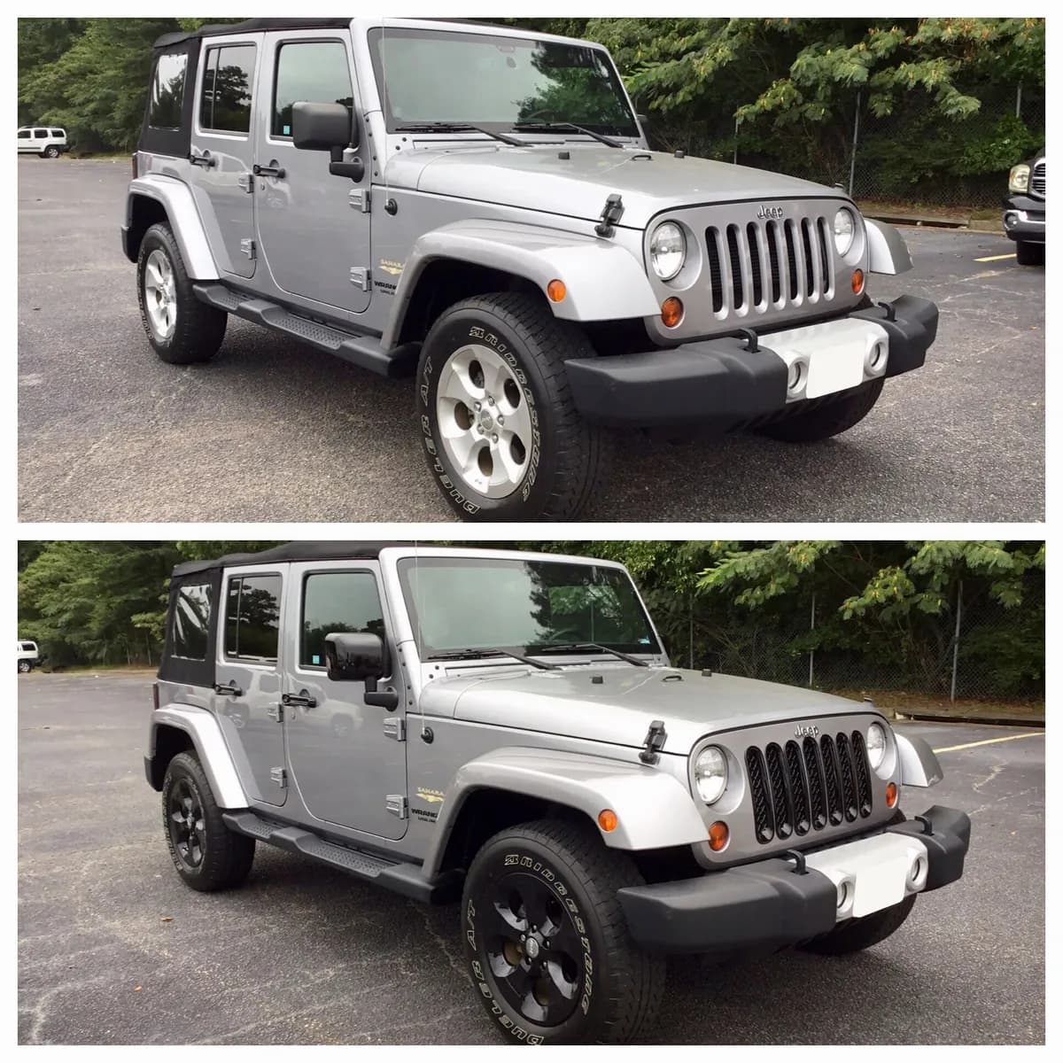 Chrome Delete Gloss Black Mirror Cover Full - MC6201BLK - Jeep Wrangler/Wrangler JK