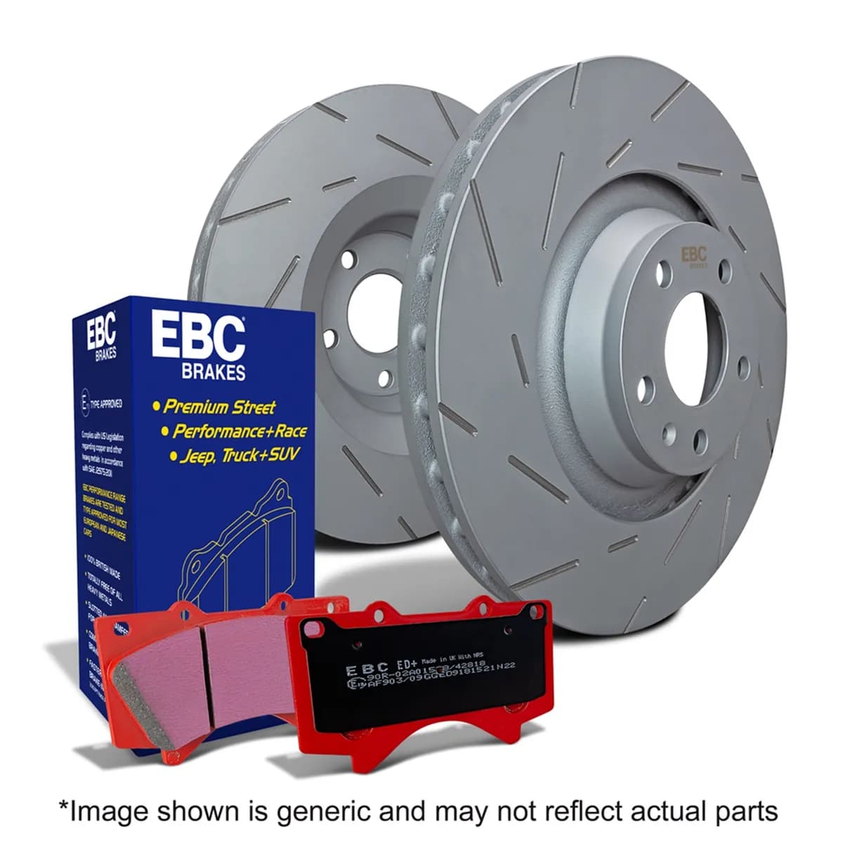 S15 Kit Extra Duty and USR Rotors; Front; FMSI Pad No. D1455; Vented; 5 Bolt Holes; 350mm Dia.; 54.5mm Height; 32mm Thick; 72mm Center Hole Dia.;