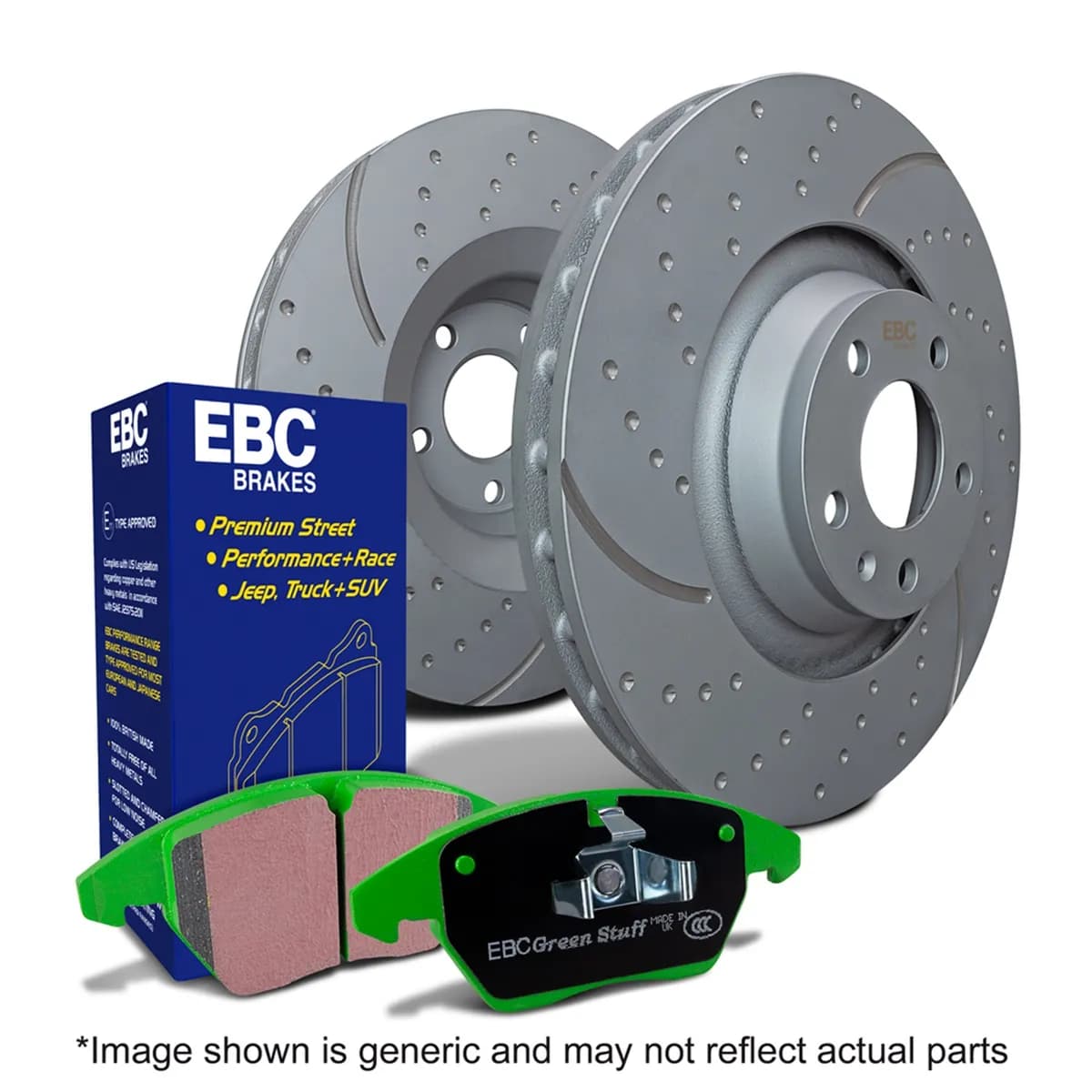 S3 Kits Greenstuff 6000 and GD Rotors; Front; FMSI Pad No. D477; Vented; 5 Bolt Holes; 280mm Dia.; 78mm Height; 24mm Thick; 72.1mm Center Hole Dia.;