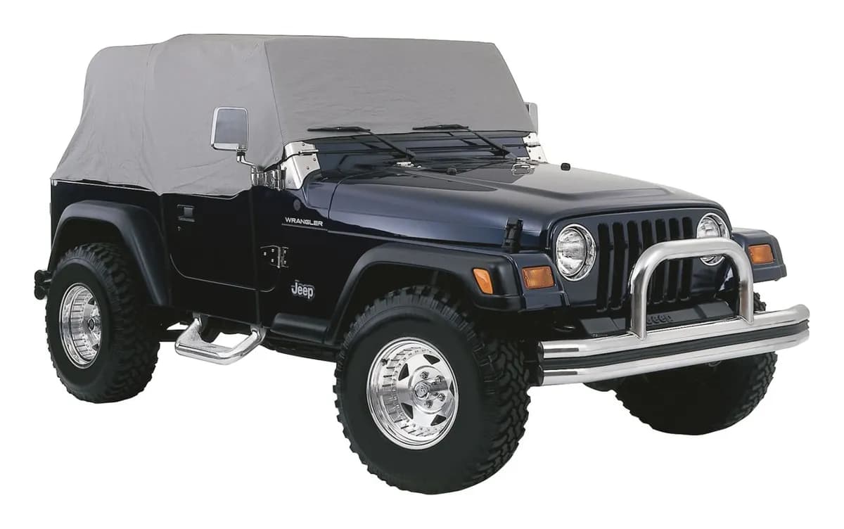 1976-1986 CJ-7 CJ Grey; Water Resistant; Covers the top cab only
