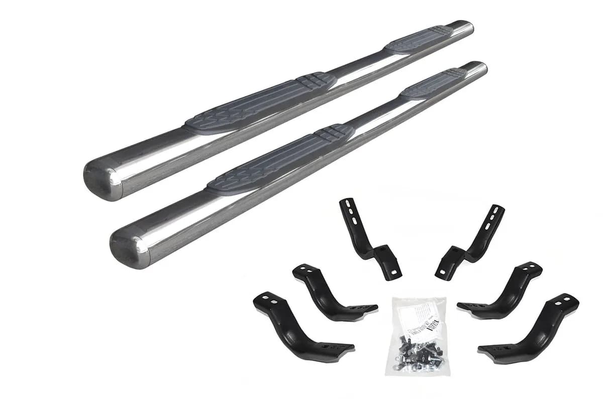 4in 1000 Series - Complete kit Sidestep + Brackets 1999 2006 Chevrolet Silverado 1500 2500HD 3500