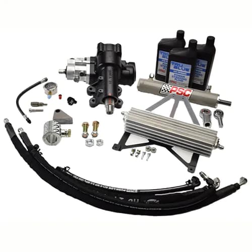 Cylinder Assist Steering Kit weld-on 7.5 afm axle 1.75 tie rod Gladiator JTWrangler EHPS