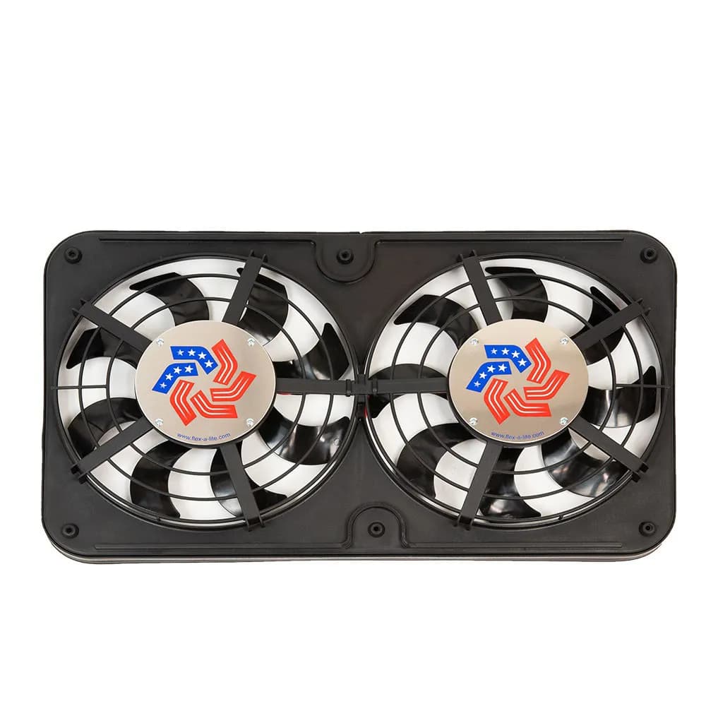 Fan Electric 12 1/8in Dual Shrouded Puller Loprofile Sblade w/ Variable Speed