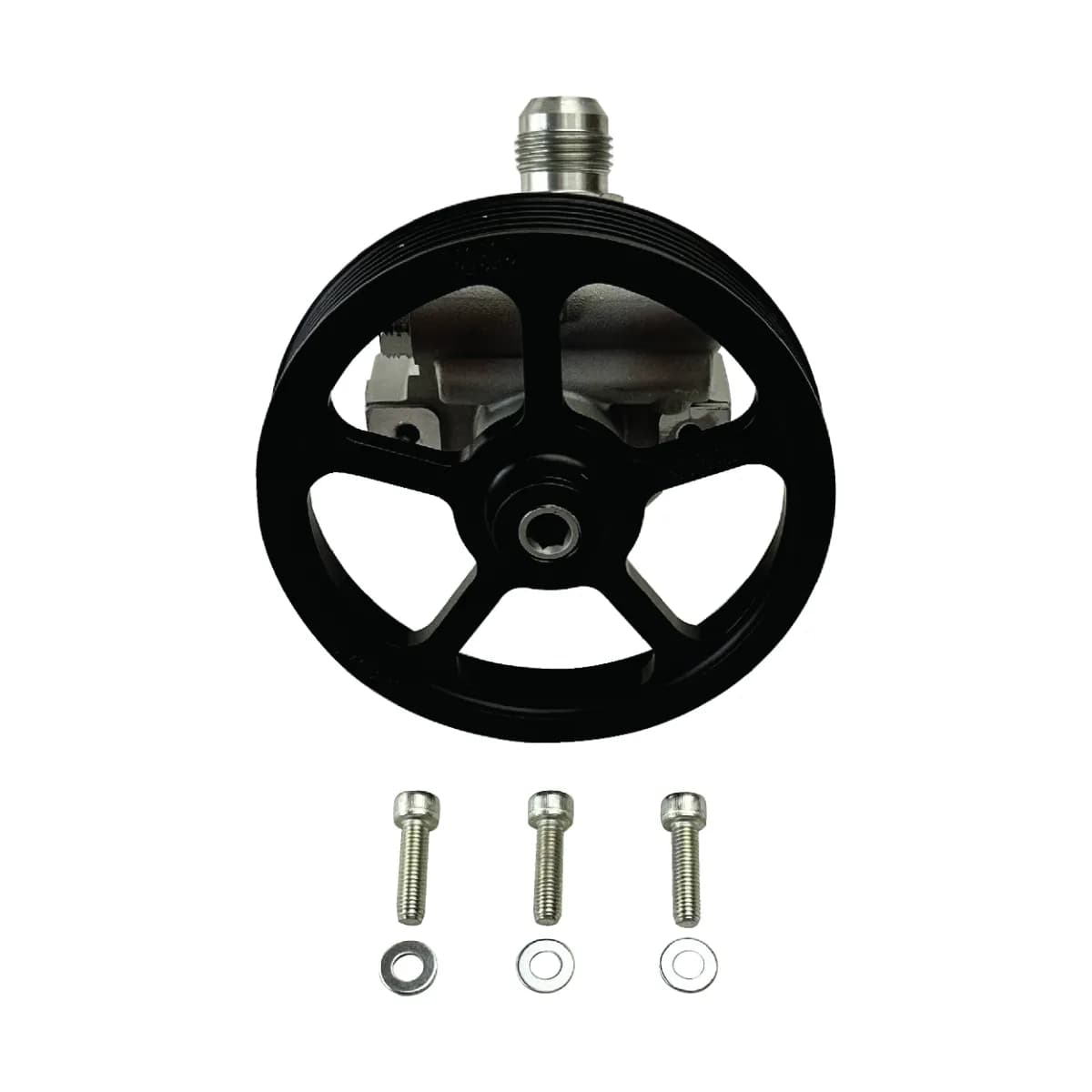 0711 Wrangler JK 3.8l Replacement Power Steer Pump W/Pulley For PSC Pk38 Pump Kit