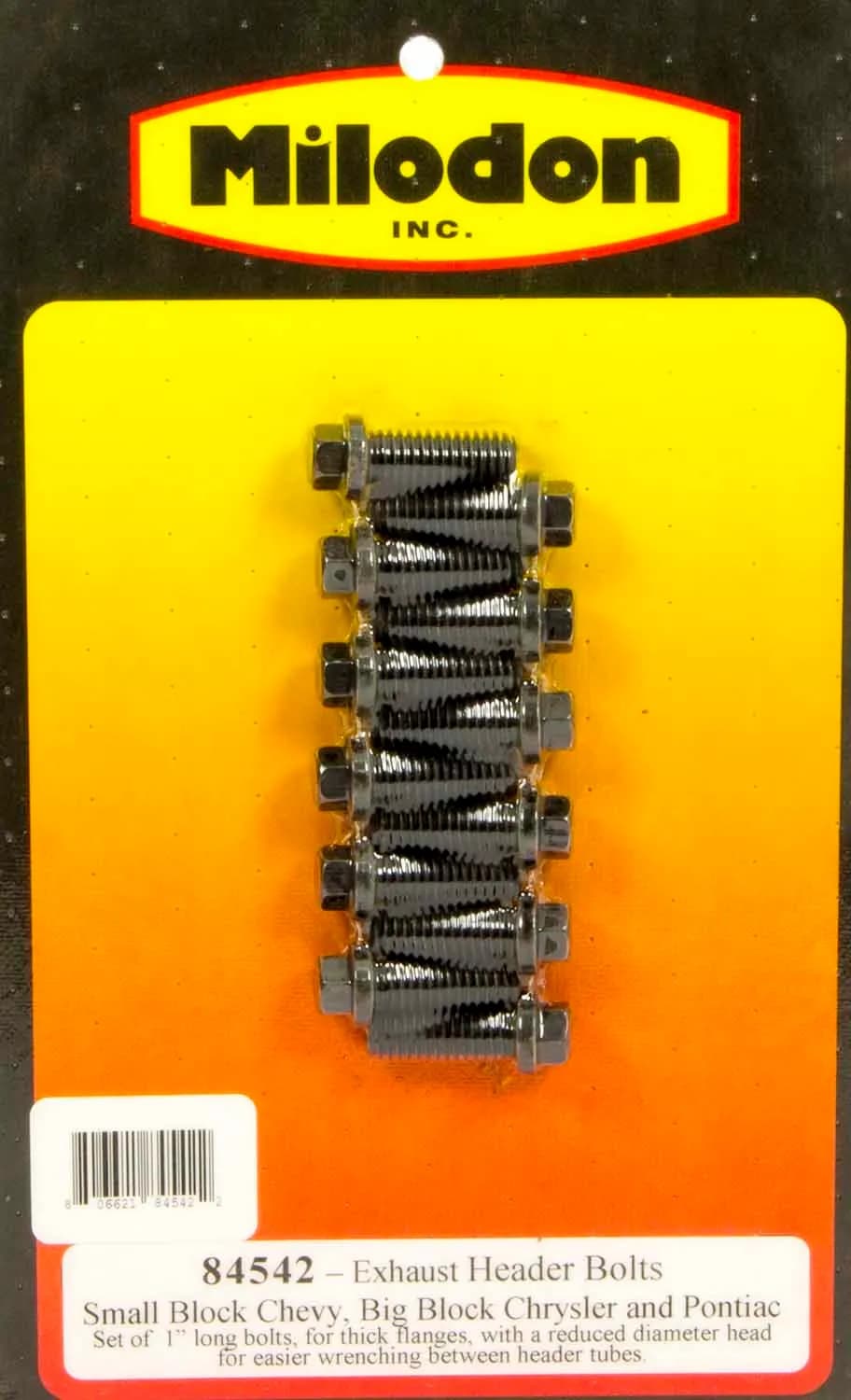 Header Bolt Kit - SBC 6pt. 3/8in x 1in