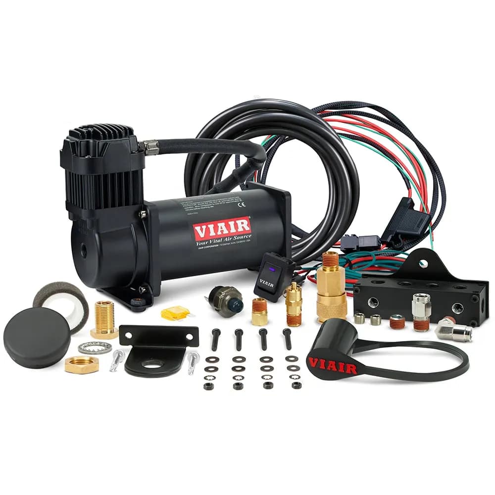 Single Stealth Black 400 Viair Mounted System, 150PSI
