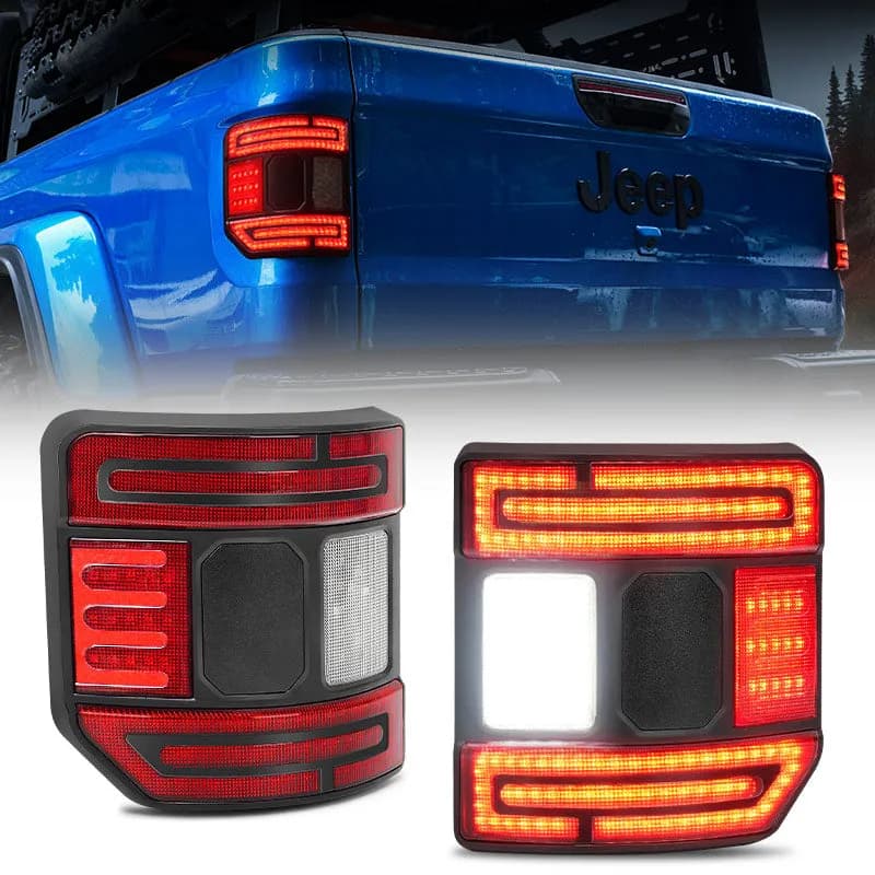 Flush Mount Tail Lights for Jeep Gladiator JT 2020-2026
