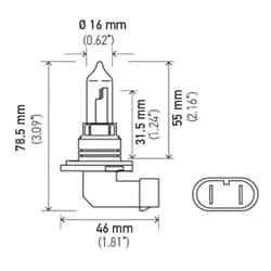 Hella Optilux Extreme Yellow Bulbs 9005