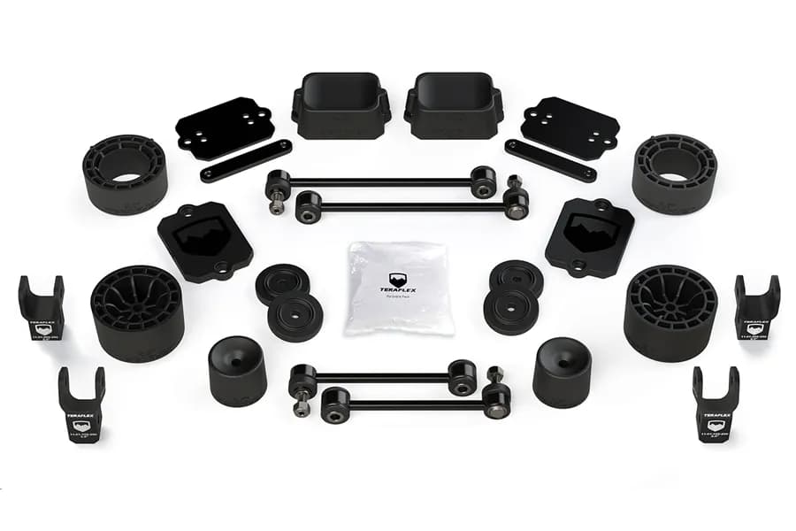 Jl 2dr Sport/Sahara: 2.5in Spacer Lift Kit W/ Shock Extensions