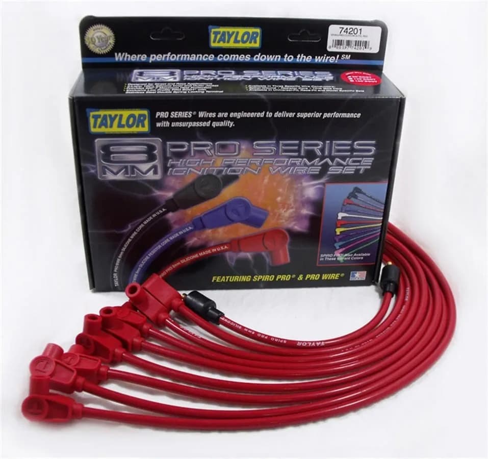 8mm Spiropro Custom 8 Cyl Red