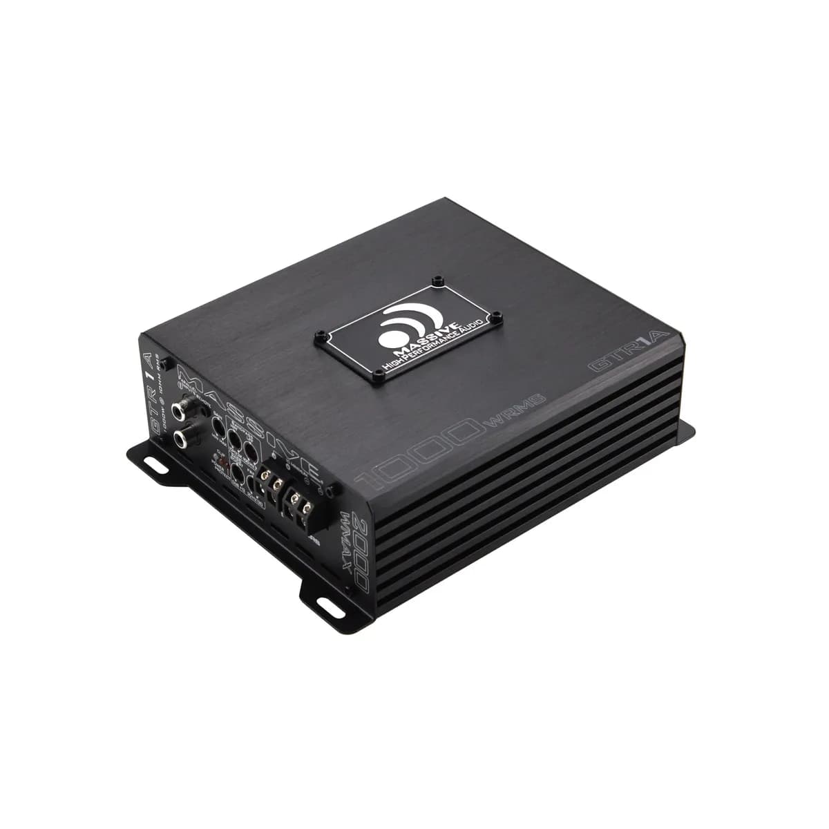 1060 Watt Rms @ 1 Ohm Mono Block gt Series Full Range Amplifier (Black)