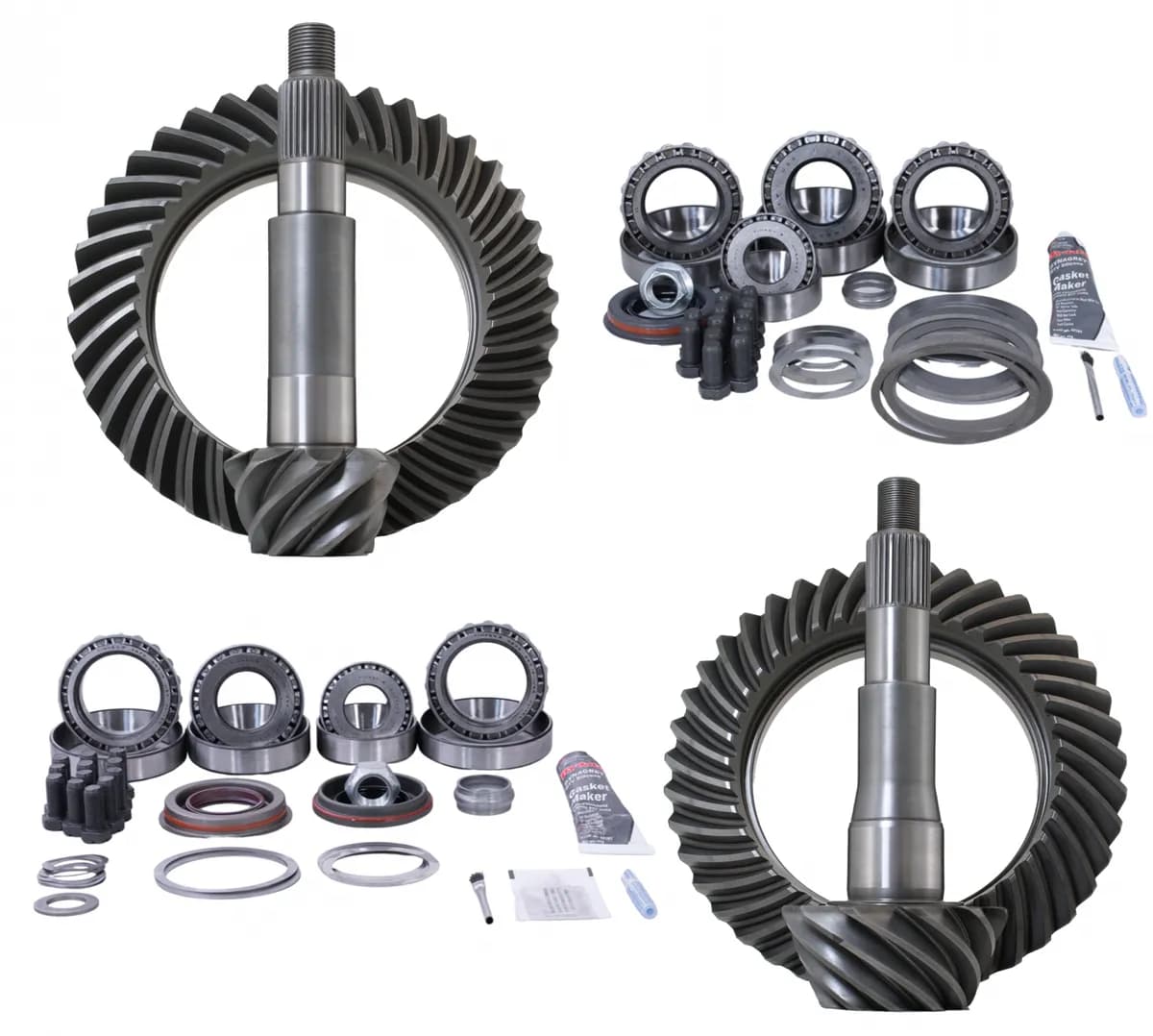 Ford F-150 and Bronco 1993-1996 Gear Package 8.8-D44ifs Front and Rear 4.88 gears and Master install kits