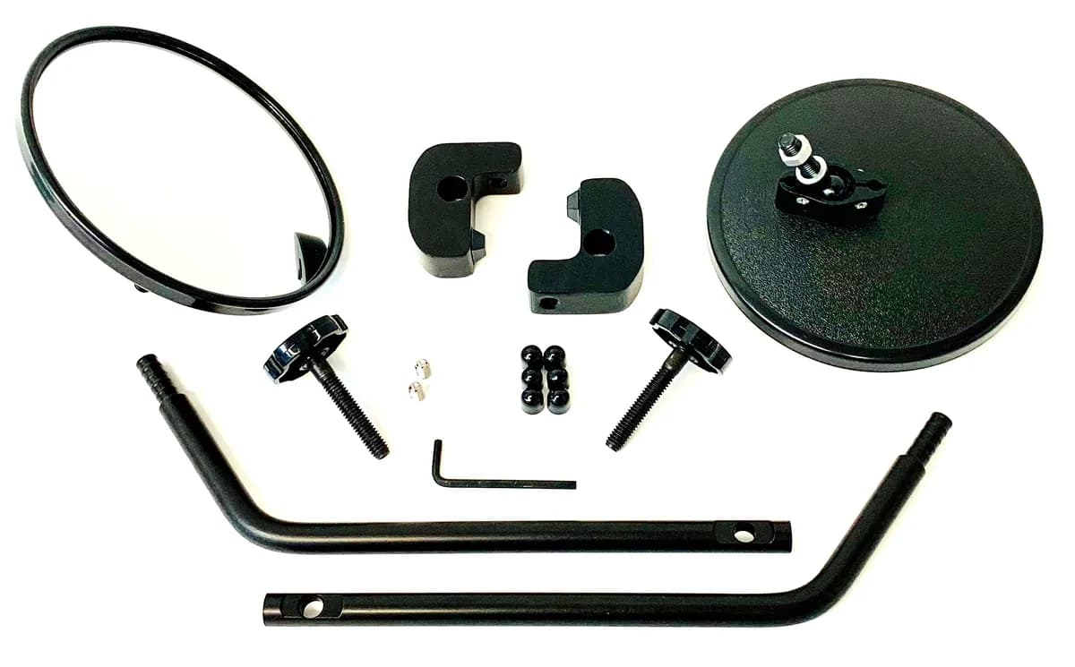 7606 Wrangler Mirror i Hinge Mount Either Side